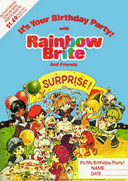 It's Your Birthday Party with Rainbow Brite and Friends